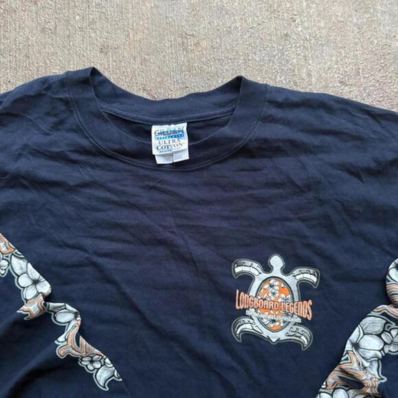 90s Vintage Turtle Longsleeve surf tee - Picture 2 of 6